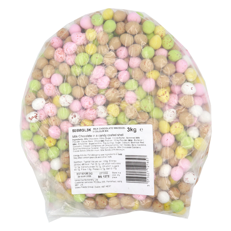 Glisten Milk Chocolate Speckled Mini Eggs - 3kg