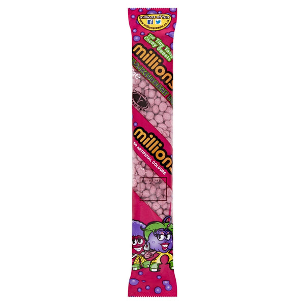 Millions Blackcurrant Buzz Tubes - 12 Count