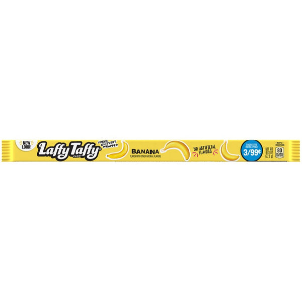 Wonka Laffy Taffy Banana Ropes - 24 Count