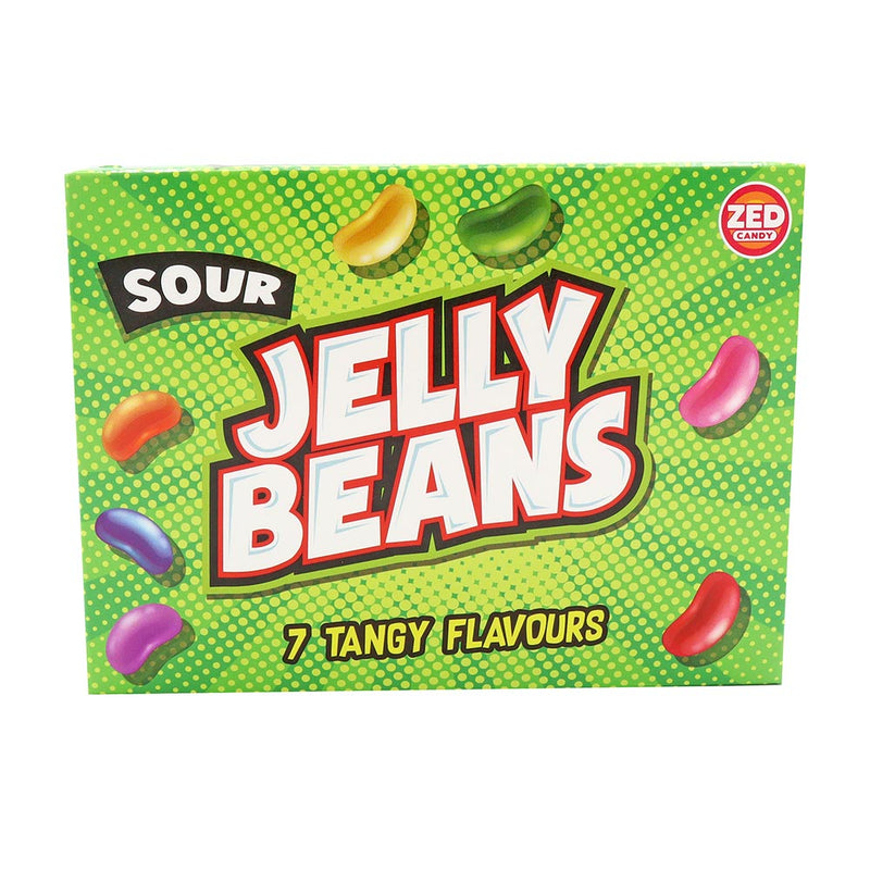 Zed Candy Sour Jelly Beans Box 120g - 12 Count