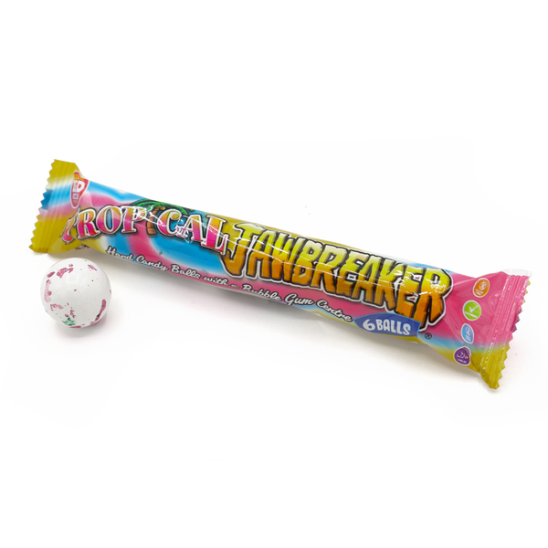 Zed Candy Tropical 6 Ball Jawbreakers - 24 Count