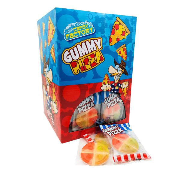 Crazy Candy Factory Gummy Mini Pizza 10g - 100 Count