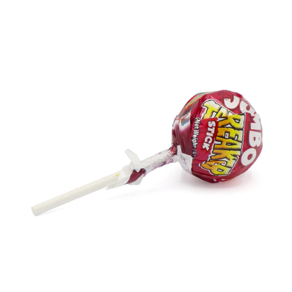 Zed Candy JUMBO 33g Cherry Jawbreaker Pops - 40 Count