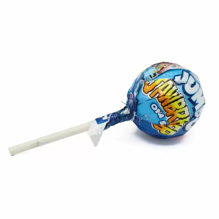 Zed Candy JUMBO 33g Blue Razz Jawbreaker Pops - 40 Count