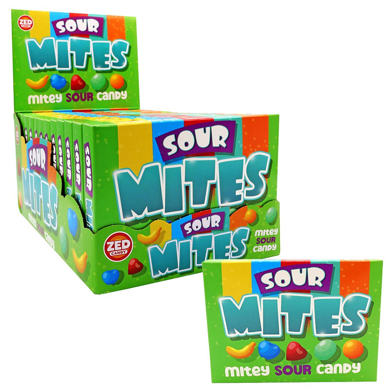 Zed Candy Sour Mites Box 120g - 12 Count