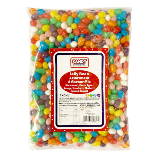 Zed Candy Mixed 8 Flavour Jelly Beans - 1kg