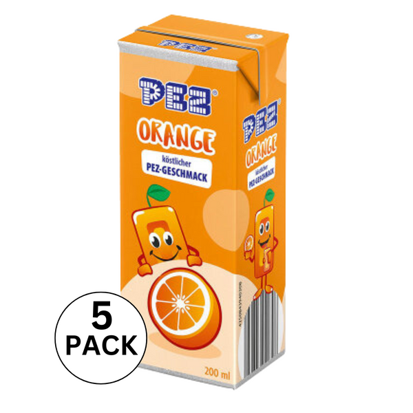 Pez Orange Flavoured Drink Carton 200ml - 5 Pack *BBD END MARCH 25*