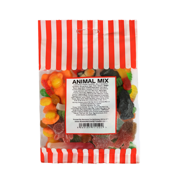 Pre-Packed Animal Sweet Mix 140g - 24 Count