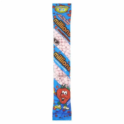 Millions Strawberry Tubes - 12 Count