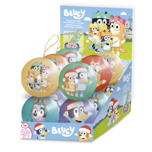 Christmas Bluey Jelly Beans Baubles 5g - 12 Count