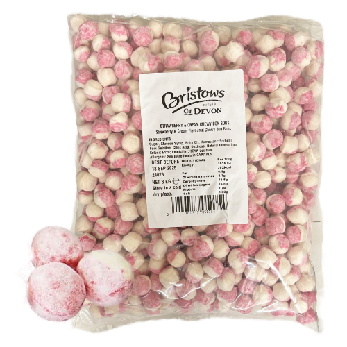 Bristows Chewy Strawberry & Cream Bon Bons - 3kg