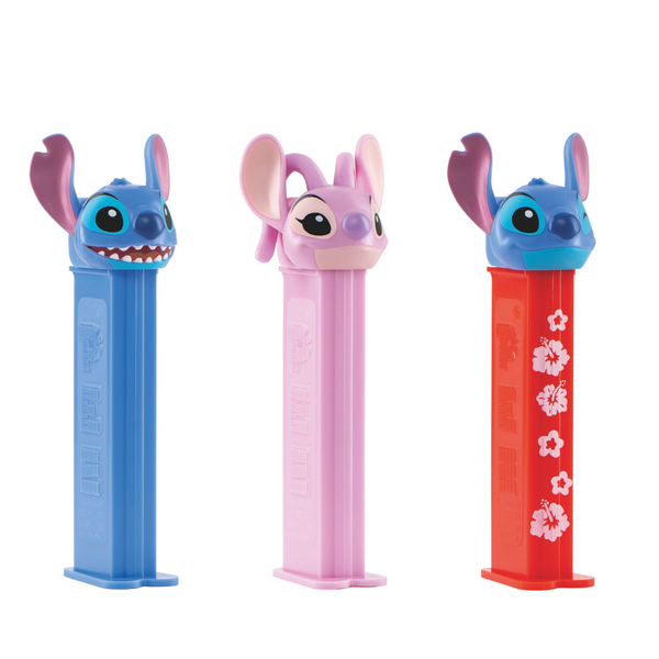 Pez Lilo & Stitch 1+2 Dispensers - 12 Count