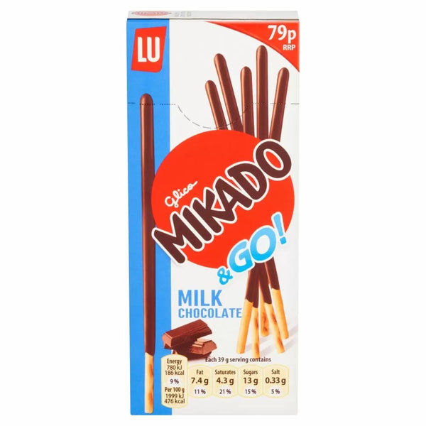 Mikado Milk Chocolate Biscuits 39g PMP £0.79 - 24 Count