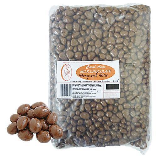 Carol Anne Milk Chocolate Honeycomb Bites - 2.5kg