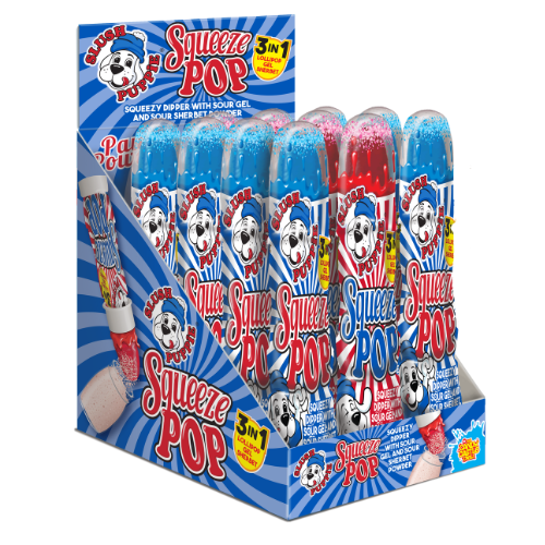 Slush Puppie Squeeze Pop 45g - 12 Count