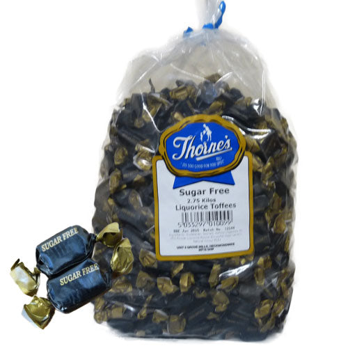 Thornes Sugar Free Liquorice Toffees - 2.75kg