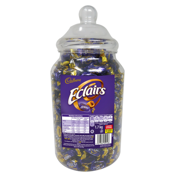 Cadbury Chocolate Eclairs Jar - 1.7kg