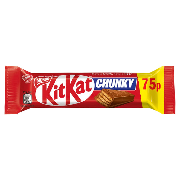 Nestle Kit Kat Chunky Milk Chocolate 40g 75p PMP - 24 Count