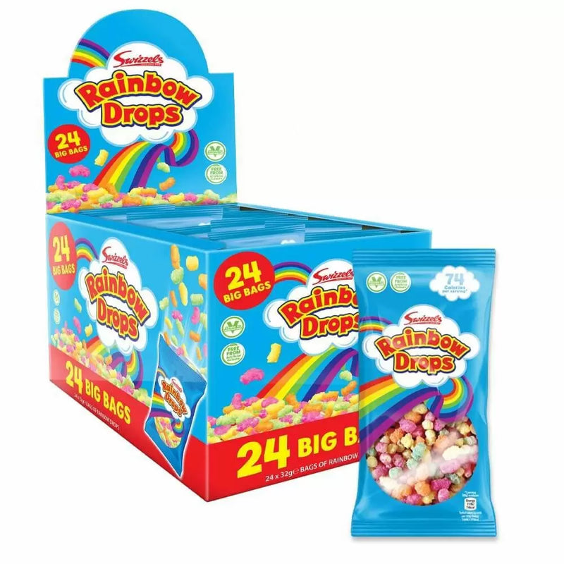 Swizzels Rainbow Drops Mega - 24 x 32g