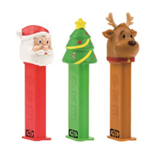 Pez Christmas Winter Stars 1+2 Dispensers - 12 Count