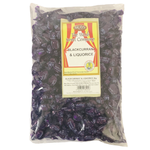 Brays Blackcurrant & Liquorice Wrapped - 3kg