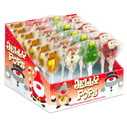 Christmas Jelly Pops 23g - 24 Count