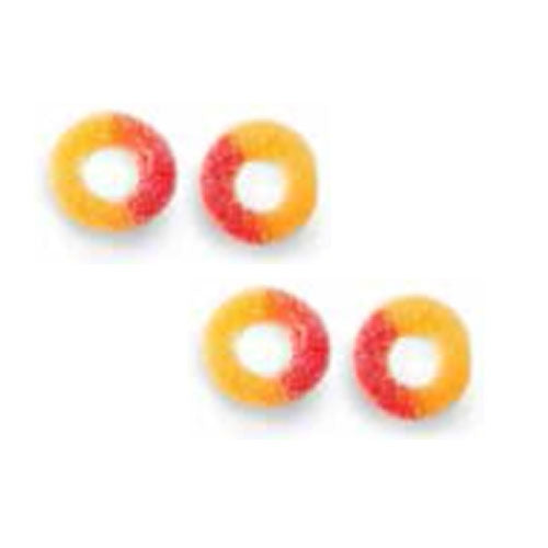 Dulce Plus Sour Peach Rings - 2kg