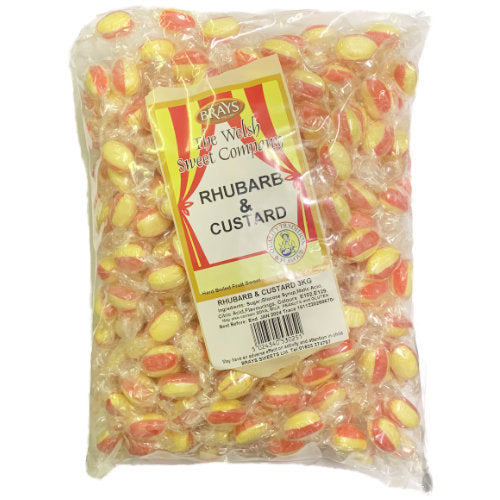 Brays Rhubarb & Custard Wrapped - 3kg