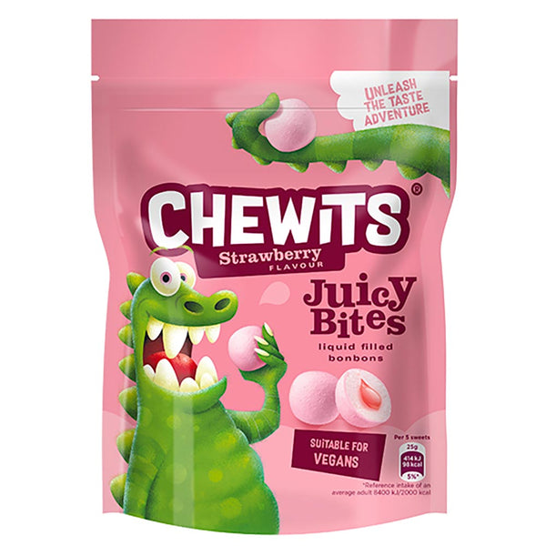 Chewits Strawberry Juicy Bites 115g - 10 Count