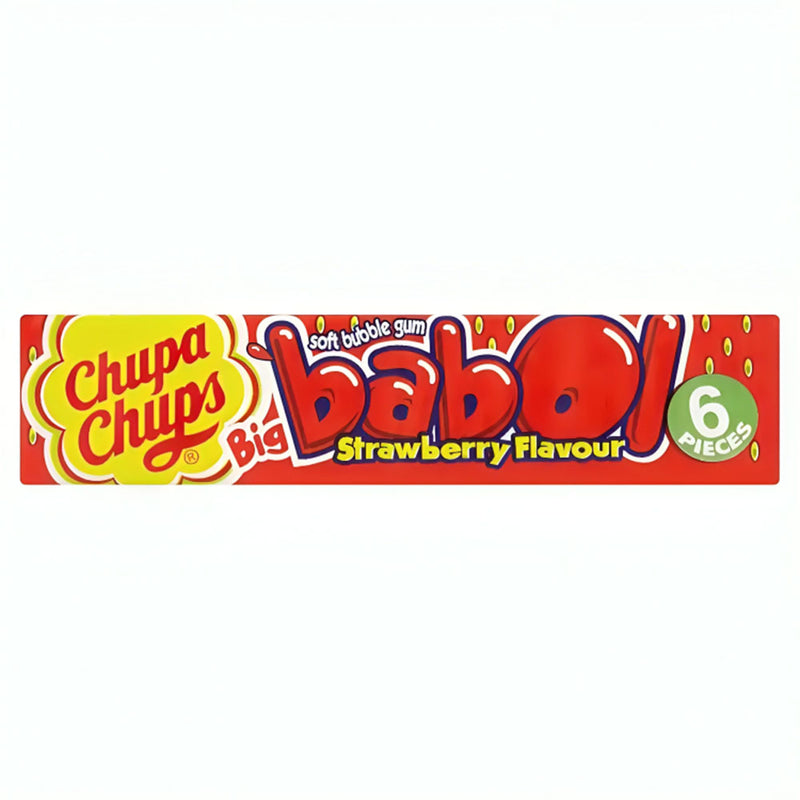 Chupa Chups Babol Strawberry - 20 Count