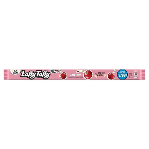 Wonka Laffy Taffy Cherry Ropes - 24 Count