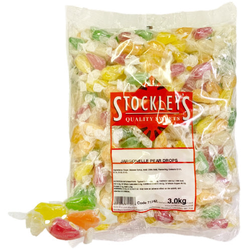 Stockleys Wrapped Jargonelle Pear Drops - 3kg