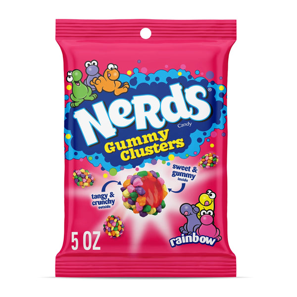 Nerds Gummy Clusters Peg Bag 141g - 12 Count