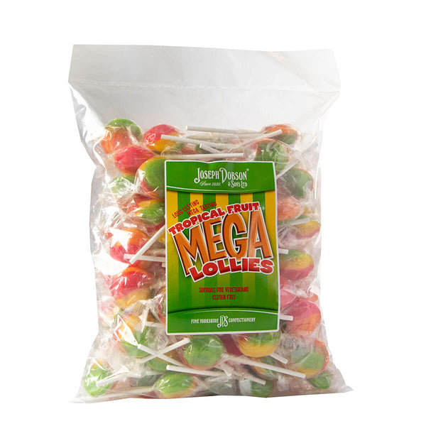 Joseph Dobson Tropical Wrapped Fruit Mega Lollies - 1.875kg