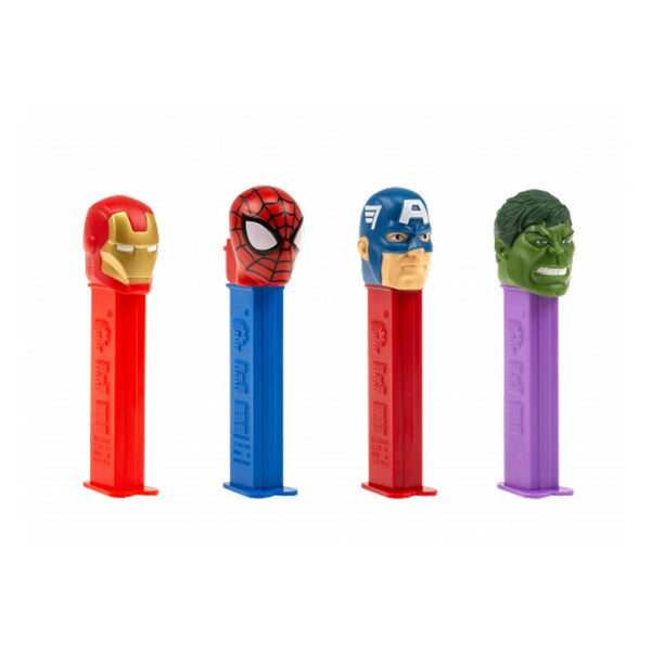 Pez Marvel 1+2 Dispensers - 12 Count