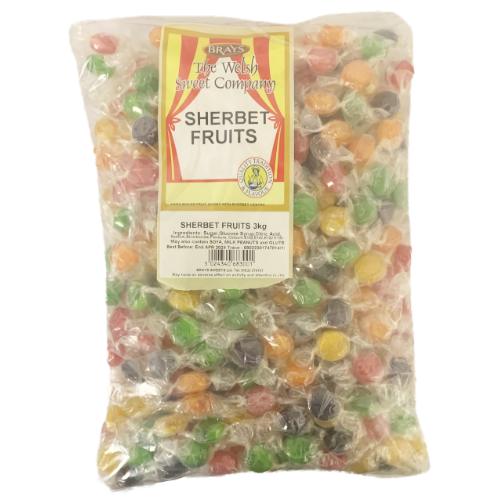 Brays Sherbet Fruits Wrapped - 3kg