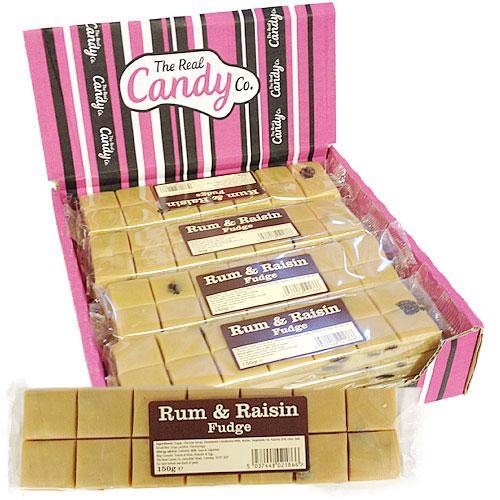 Candy Co Rum & Raisin Fudge - 16 Count