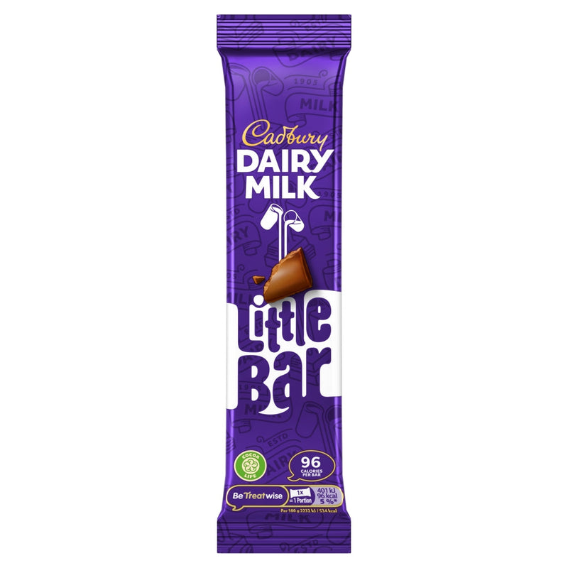 Cadbury Dairy Milk Little Bar Chocolate Bar 18g - 60 Count