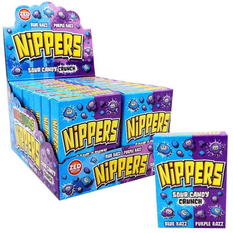 Zed Candy Nippers Blue & Purple Razz Box 50g - 16 Count