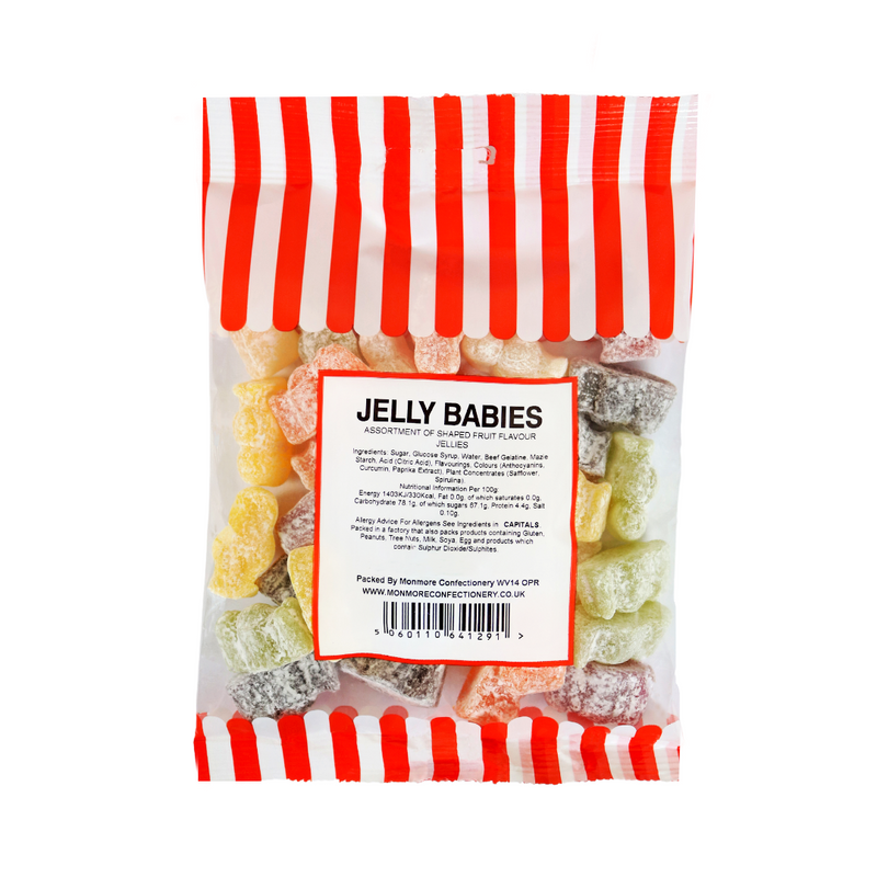 Pre-Packed Jelly Babies 140g - 24 Count