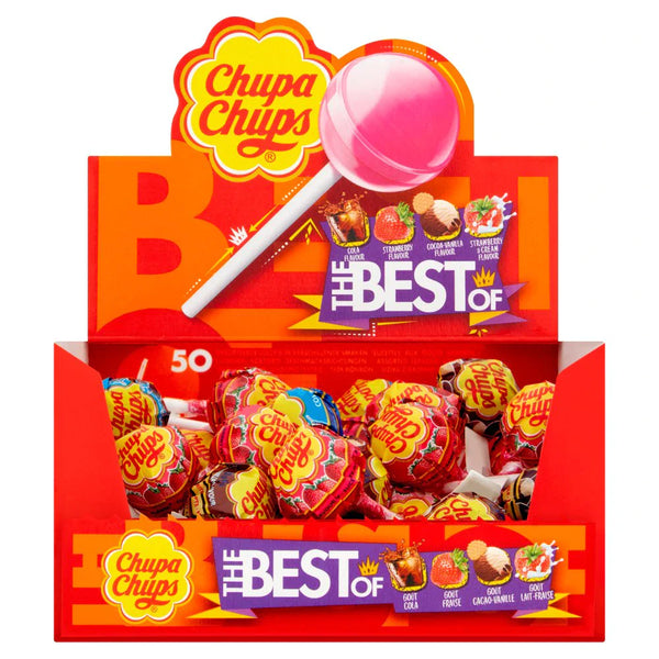 Chupa Chups Best Of Lollipops - 50 Count