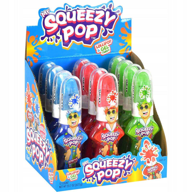 Johnny Bee Mr Squeezy Pop - 12 Count