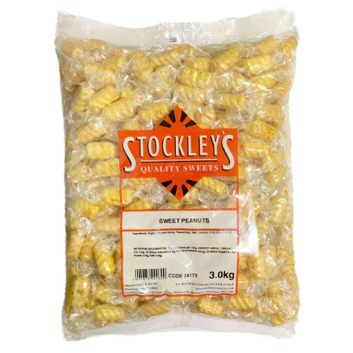 Stockleys Wrapped Sweet Peanuts - 3kg