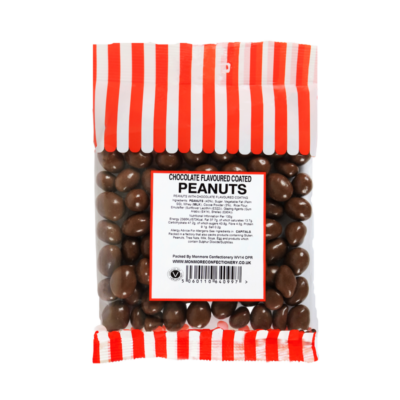 Pre-Packed Chocolate Flavour Coated Peanuts 140g - 24 Count