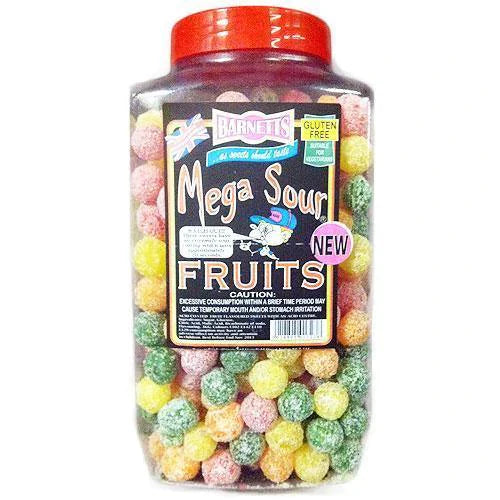 Barnett's Mega Sour Mixed Fruits - 3kg