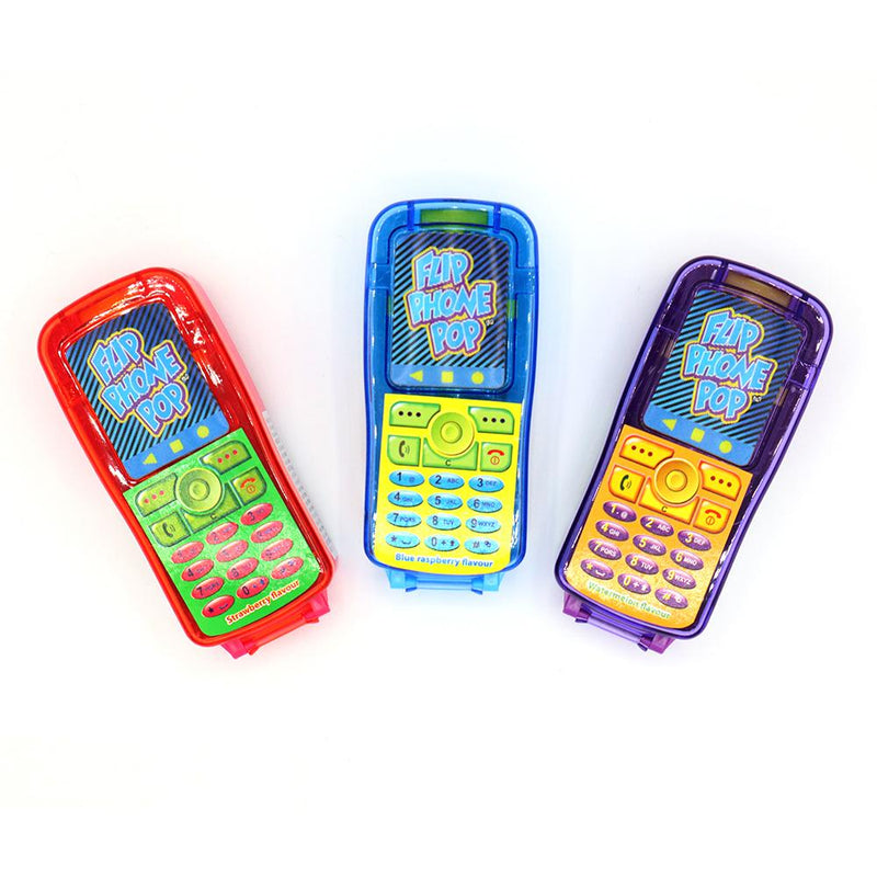 Kidsmania Flip Phone Pops 30g - 12 Count