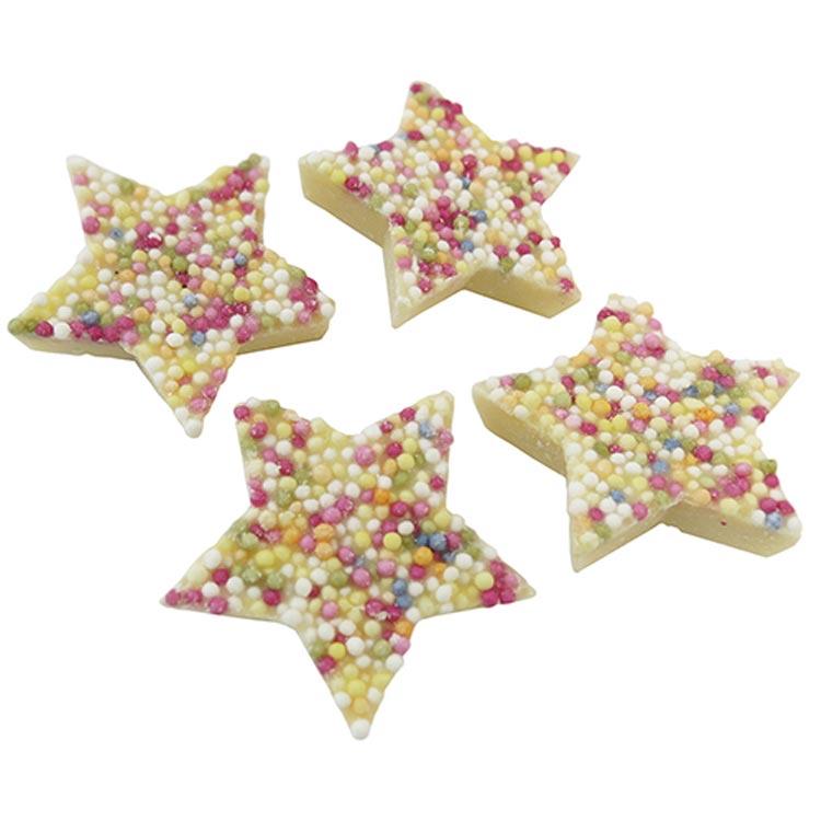 Hannahs White Chocolate Snowies Stars - 3kg